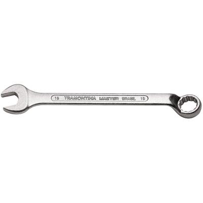 Chave Combinada 19 Mm Com Pescoço Tramontina Com Corpo Forjado Em Aço Especial Cromado