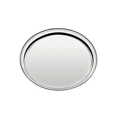 Bandeja Tramontina Service Em Aço Inox Redonda 45 Cm