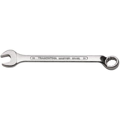 Chave Combinada 30 Mm Com Pescoço Tramontina Com Corpo Forjado Em Aço Especial Cromado