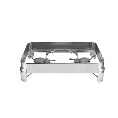 Suporte Para Rechaud Tramontina Banho Maria 1-1 Em Aço Inox Com Fogareiro