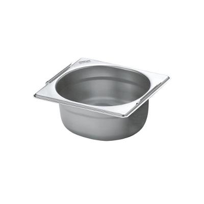 Cuba Tramontina 1-6 Em Aço Inox Com Alças Moveis Profundidade 65 Mm - Aço 304