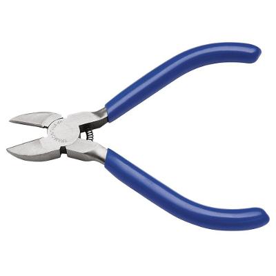 Alicate Com Corte Diagonal 4" Tramontina Basic Aço Especial Com Empunhadura Em Pvc Azul