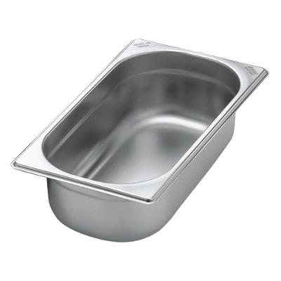 Cuba Tramontina 1-3 Em Aço Inox Sem Alças Profundidade 65 Mm - Aço 304