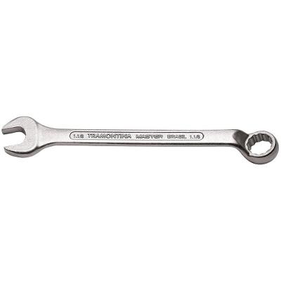 Chave Combinada 1.1-8" Com Pescoço Tramontina Com Corpo Forjado Em Aço Especial Cromado