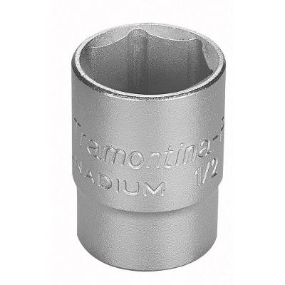 Soquete Sextavado Em Aço Cromo Vanadio 18 Mm - Encaixe 1-2" Tramontina Pro