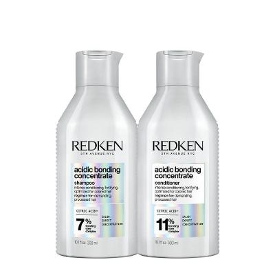 Kit Acidic Bonding Concentrate Duo Reparação da Fibra Fórmula Ph Ácido 300ML Redken