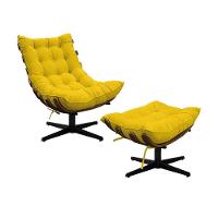 Kit Poltrona E Puff Costela Mr01 Base Giratória Corano - Amarena Móveis - 1