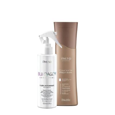 Kit de Tratamento Capilar Complete Repair Shampoo e Fluído Antiumidade Multicolorido Amend