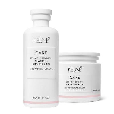 Kit de Tratamento Capilar Care Keratin Smooth Reconstrução de Fios Danificados Multicolorido Keune
