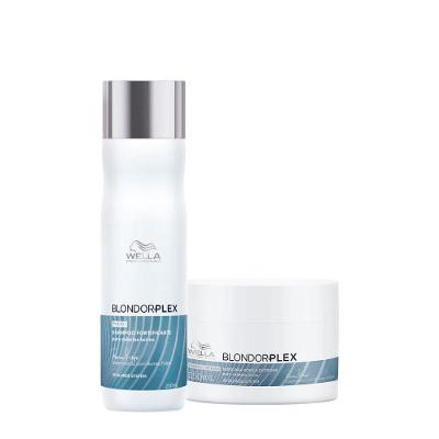 Kit de Tratamento Capilar Blondorplex Limpeza com Sensação de Equilíbrio Loiro Wella