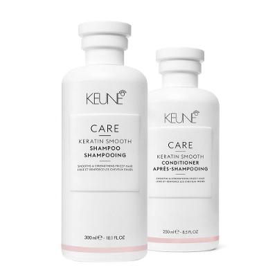 Kit de Tratamento Capilar Care Keratin Smooth Duo Reconstrução Multicolorido Keune Shampoo 300ML