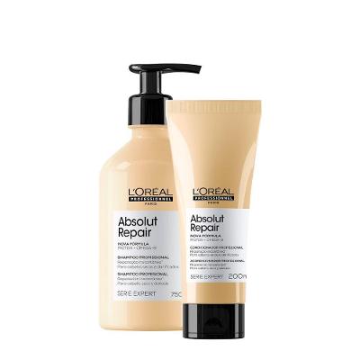 Kit de Tratamento Capilar Absolut Repair Duo 750 com Shampoo 750ML e Condicionador 200ML L'Oréal