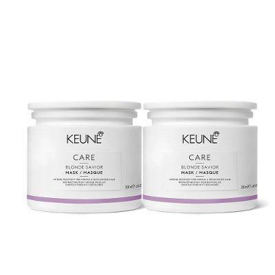 Kit de Máscara Capilar Blonde Savior Praticidade no Dia a Dia Multicolorido Keune 200ML 2 Unidades