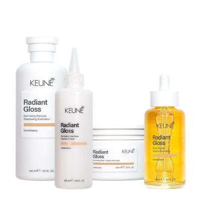 Kit de Cuidados Capilares Radiant Gloss Home Care Oil Brilho Visível e Toque Sedoso Keune