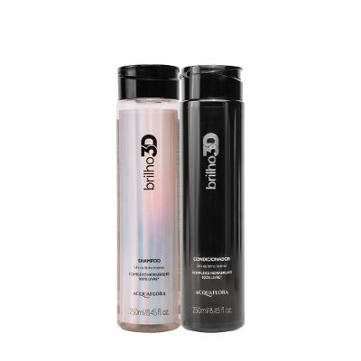 Kit de Cuidados com Cabelo Brilho 3d Duo Shampoo e Condicionador Acquaflora