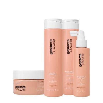 Kit de Cuidados Capilares Gestante e Lactante Home Care Tônico Antiqueda com Shampoo 250ML
