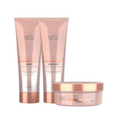 Kit de Cuidados com o Cabelo Regenér Home Care com Ácido Hialurônico Shampoo 240ml Condicionador