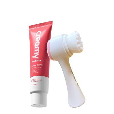 Kit Creamy Skincare Calming Cream e Escova de Limpeza Facial 2 em 1 Multicolorido 40g