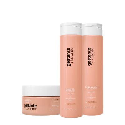 Kit de Cuidados Capilares Gestante e Lactante Home Care Antiqueda Shampoo e Condicionador 250ml