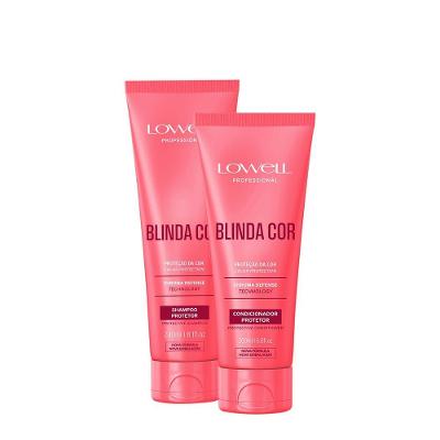 Kit de Cuidados com Cabelo Blinda Cor Duo Shampoo 240ml e Condicionador 200ml Lowell