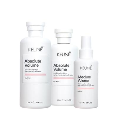 Kit de Cuidados Capilares Absolute Volume Rotina Completa em 3 Passos com Mais Corpo e Leveza