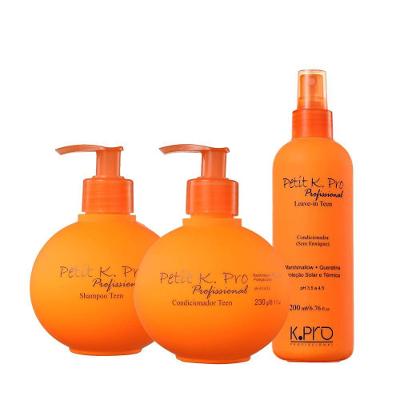 Kit de Cuidados Capilares Petit Kids Shampoo Condicionador e Leave-in Multicolorido K.Pro