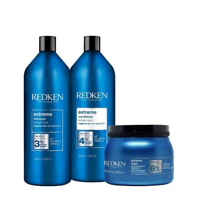 Kit de Cuidados Capilares Extreme Salon Total Fortalecimento 3 Produtos Redken