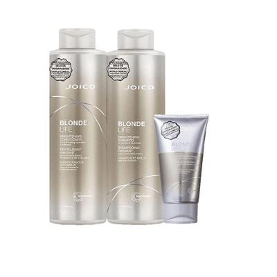 Kit de Cuidados Capilares Blonde Life Shampoo 1L Condicionador 1L Máscara 150ML Joico