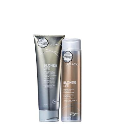 Kit de Tratamento para Cabelos Loiros Blonde Life Brightening Home Care Multicolorido Joico