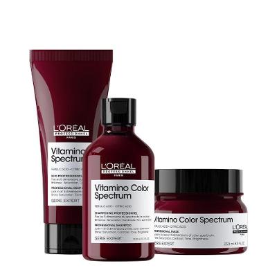 Kit de Tratamento Capilar Vitamino Color Spectrum Home Care Proteção da Cor por Até 100 Dias L'Oréal