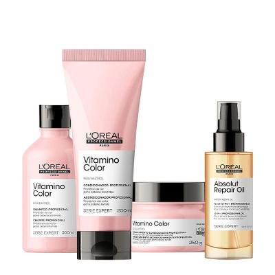 Kit de Tratamento Capilar Vitamino Color Home Care 300 Oil Proteção da Cor L'Oréal Paris 300ML 200ML