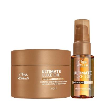 Kit de Tratamento Capilar Ultimate Luxe Oil Nutrição Profunda 150ML e 30ML Wella