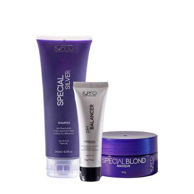 Kit de Tratamento Capilar Special Silver Desamarelador Hidratação Intensa Shampoo 240ML Máscara 165G