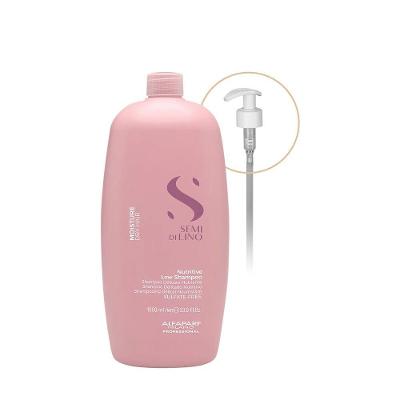 Kit de Tratamento Capilar Semi Di Lino Moisture Nutritive Maciez para Cabelos Secos 1L Alfaparf