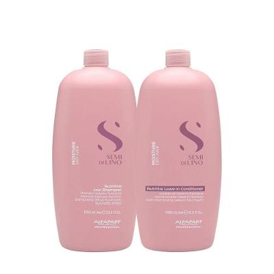 Kit de Tratamento Capilar Semi Di Lino Moisture Nutritive Nutrição Profunda com Leveza Alfaparf
