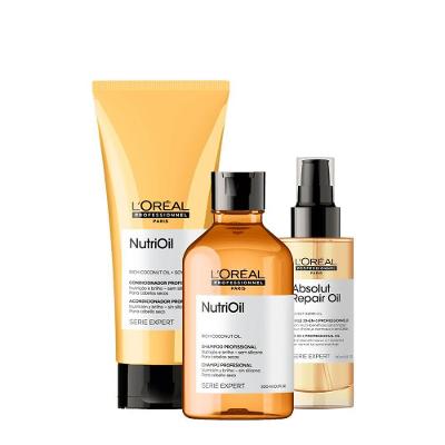 Kit de Tratamento Capilar Nutrioil Repair Duo Oil Hidratação e Controle do Frizz L'Oréal Paris