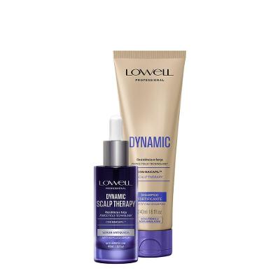 Kit de Tratamento Capilar Lowell Dynamic Scalp Therapy Shampoo e Sérum 240ML 48ML