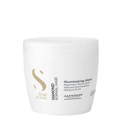 Máscara Capilar Semi Di Lino Diamond Illuminating Hidratação Luminosa 500ML Alfaparf
