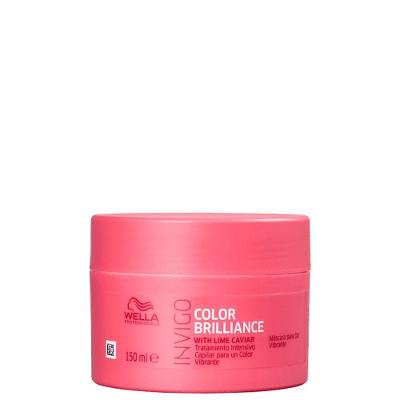 Máscara Capilar Invigo Color Brilliance Tratamento para Cabelos Coloridos Multicolorido Wella 150ML