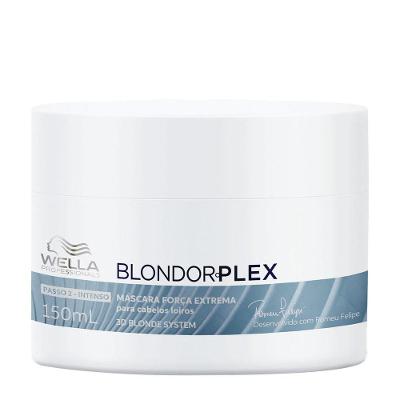 Máscara Capilar Blondorplex Tratamento para Cabelos Loiros 150ML Wella