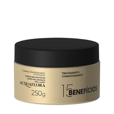 Máscara Capilar 15 Benefícios Hidratação Profunda Multicolorido Acquaflora 250G