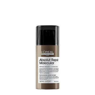 Leave-in Absolut Repair Molecular Reparação Profunda Proteção Térmica 230°C Multicolorido L'Oréal