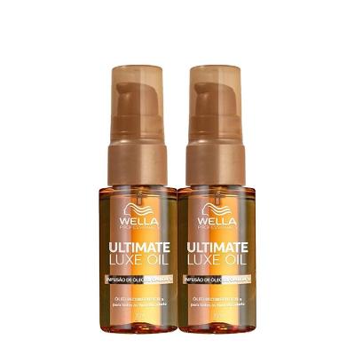 Kit Óleo Capilar Ultimate Luxe Oil Reconstrução Instantânea 30ML 2 Unidades Wella