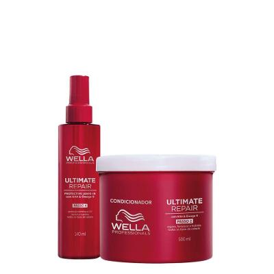 Kit Wella Professionals Ultimate Repair Leave-in e Máscara 95ml 500ml