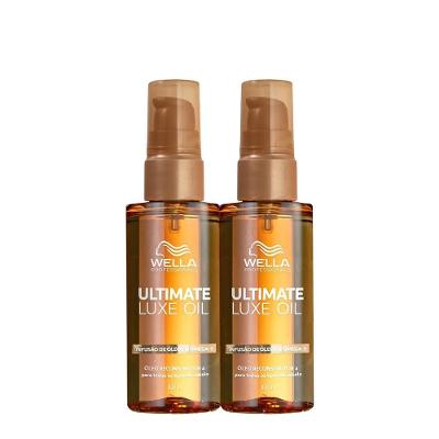 Kit Óleo Capilar Ultimate Luxe Oil Reconstrução Instantânea 100ML 2 Unidades Wella