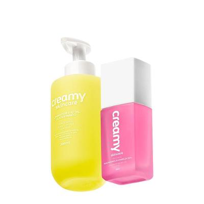 Kit Skincare Limpador Glicerinado e Niacinamide B Limpeza Suave Hidratação Intensa Creamy 200ML 30ML