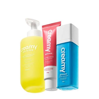 Kit Skincare Limpador Glicerinado Calming Cream e Ácido Glicólico Creamy 200ML 40G 30ML