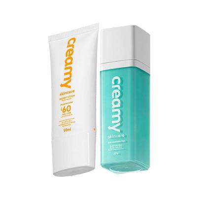 Kit Skincare Glicointense Peel e Lotion Fps 60 Controle da Oleosidade e Proteção Solar Multicolorido
