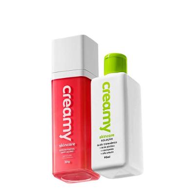 Kit Skincare Creamy Ácido Tranexâmico e Retinal Anti-Aging 90ML 30ML