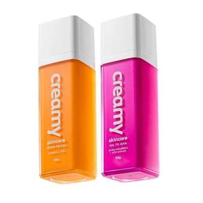 Kit Skincare Creamy Vitamina C Mandélico com Sérum Facial 30g e Gel Antiacne 30g